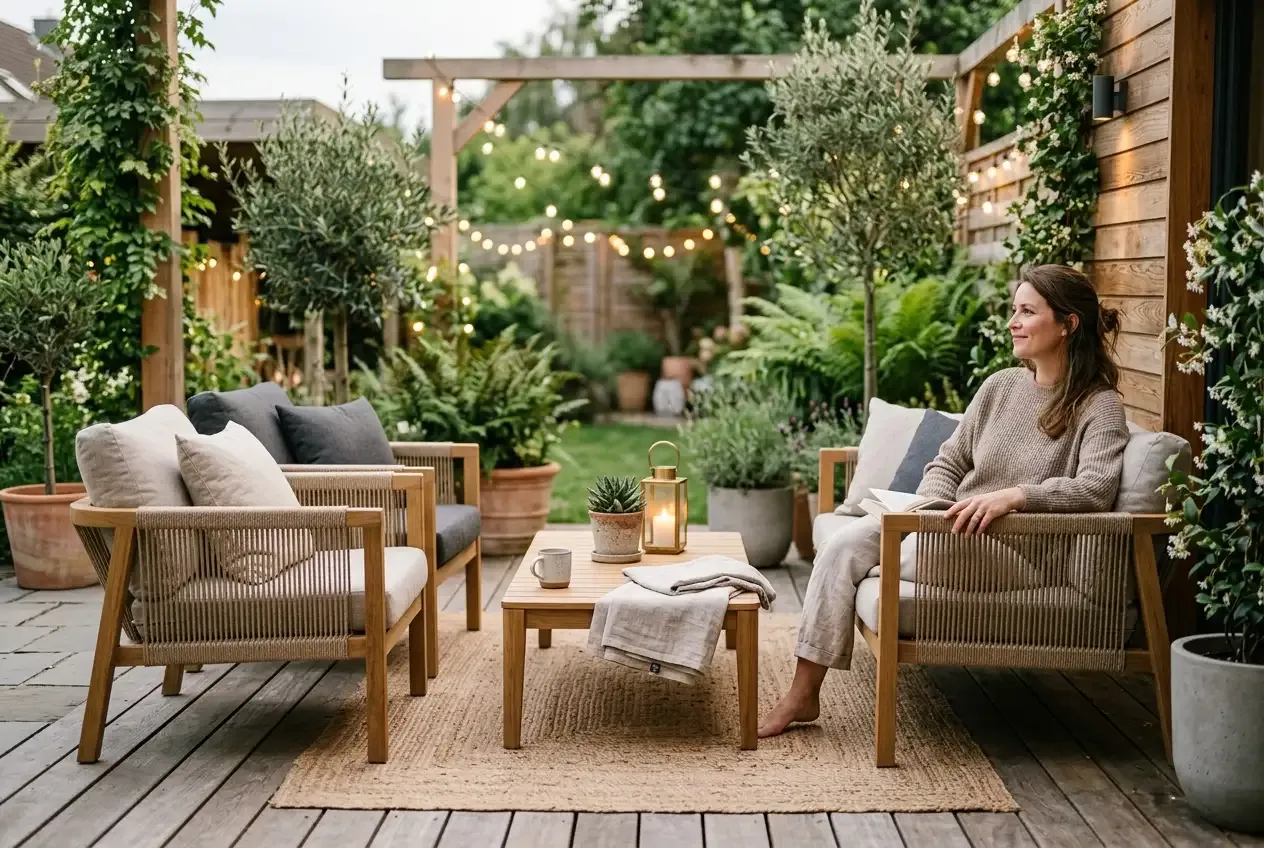 Terrasse gestalten: Möbel, Licht und Wohnlichkeit